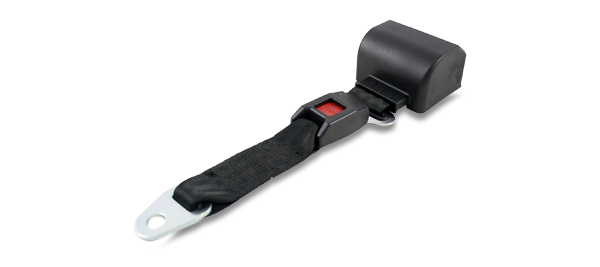 Twowinds - 4 x Button Seat Belt Stop Black Plastic Universal : :  Automotive