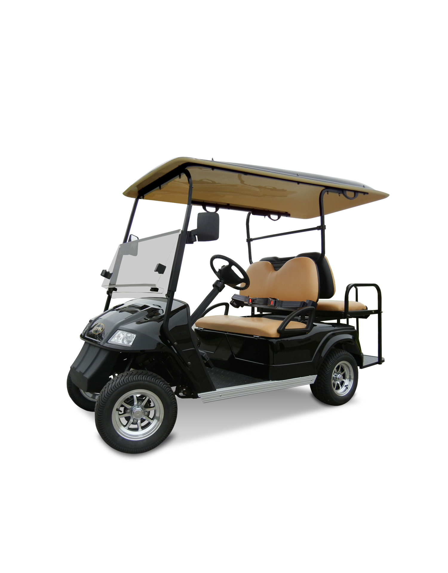 Classic Star EV golf cart model displayed